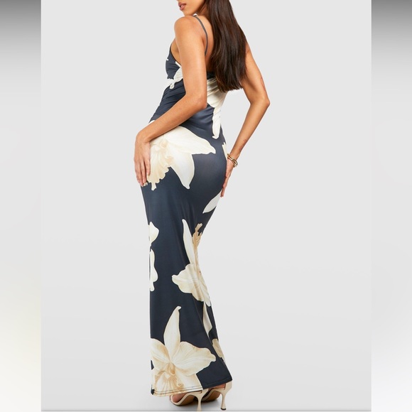 Tall Tie Bust Maxi Dress - Picture 5 of 14